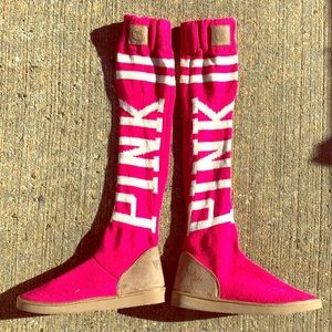 Victoria Secret PINK sweater boots